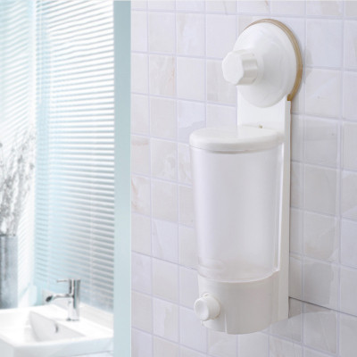 

SHOPNJAZZ Single Suction Cup Soap Dispenser 1000 ml Soap Dispenser(White)