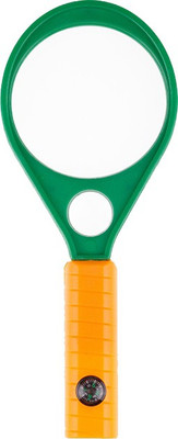 Tool Cut Portable 75mm Handheld Magnifying Glass Reading Eye Magnifying Glass Magnifying Glass for High Definition Reading Jewelry 5X::10X Magnifying Glass(Orange, Green)