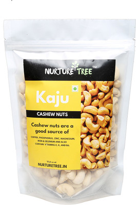 

NURTURE TREE Whole Cashew Nuts Crunchy 240 Grade (Kaju) 500 g Cashews(500 g, Pouch)