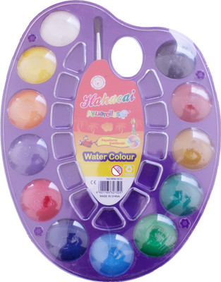 

Toys factory PLASTIC 12 Paint Wells Palettes with Lid(Set of 1, Multicolor)