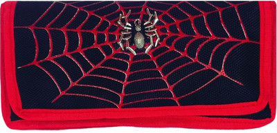 

Monte Polo Spidy Speder-Black Art Canvas Pencil Box(Set of 1, Black)