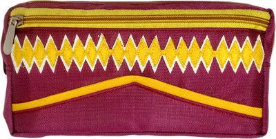

Monte Polo 1.2 Maroon Art Canvas Pencil Box(Set of 1, Multicolor)