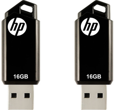 

HP V150W Combo of Two 16 GB Pen Drive USB 2.0 Flash Drive (Black) 16 GB Pen Drive(Black)
