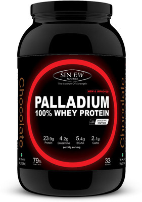 SINEW NUTRITION Palladium Whey Protein with Digestive Enzymes, 1 kg (Chocolate) Whey Protein(1000 g, Chocolate)
