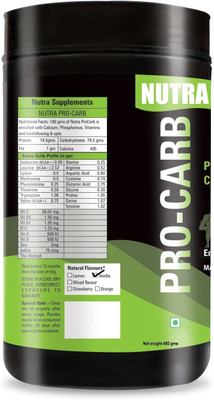 

Nutra PRO-CARB Nutrition Drink(Vanilla Flavored)