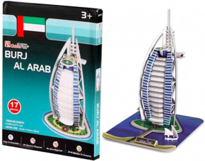 

kidoz kingdom 3D PUZZLE CUBICFUN BURJ AL ARAB(17 Pieces)