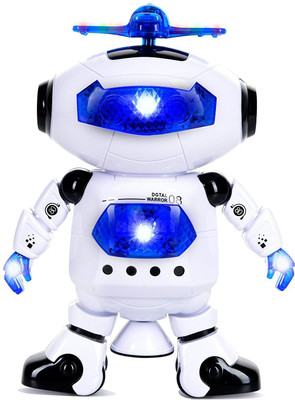 

Manpasand Toys musical robot for kids(White, Blue)