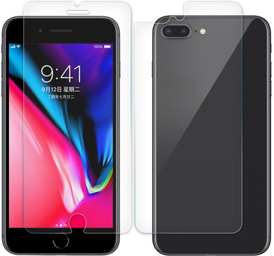 CASE CREATION Front and Back Tempered Glass for Apple iPhone 7(Pack of 2)
