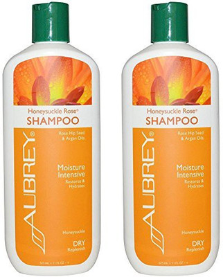 

Aubrey Organics Honeysuckle Rose Shampoo For Moisture Intensive And Dry Replenish With Rose Hip Seed And Argan Oils(325 ml)