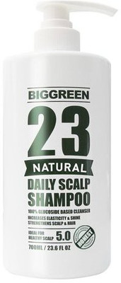 

BIGGREEN Big Green Natural Daily Scalp Shampoo Natural Plant BasedSulfate FreeHelps Relieve Dry Scalp(697.9399999999999 ml)
