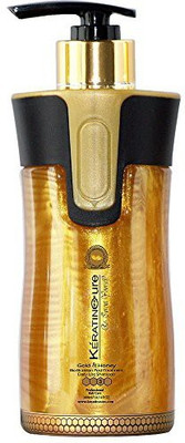 Keratin Cure Sulfate Free Moisturizing Hair Gold & Honey Bio Daily Shampoo(300 ml)