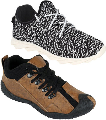 

Chevit Men's Combo Pack of 2 Casual & Runing Shoes Casuals For Men(Multicolor