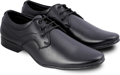 

XGL Dash Men's Black Formal Shoe Lace Up For Men(Black