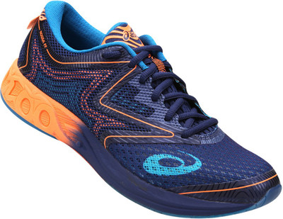 Asics Noosa Men's Professional Triathlon Running Shoes Badminton Shoes For Men(Blue, Indigo blue;hot orange and thunder blue