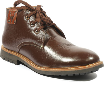 

ICEBULL LEATHER JEC027 Boots For Men(Brown