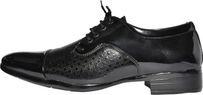 

RED STAR Lace Up For Men(Black