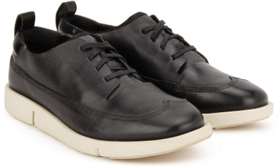 

Clarks Tri Nia Sneakers For Women(Black, Black leather