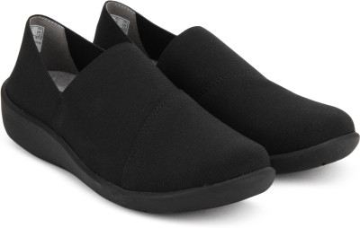 

Clarks Sillian Firn Black Canvas Shoes For Women(Black