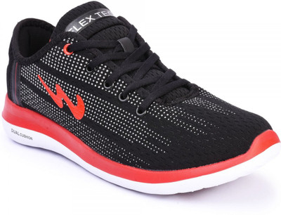 

Campus Shoe Walking Shoes For Men(Multicolor, Black & red