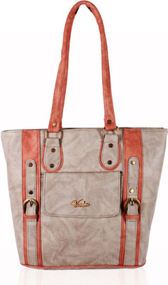 

voaka Women Casual Grey PU Shoulder Bag