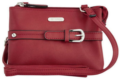 

Lavie Women Casual Red PU Sling Bag