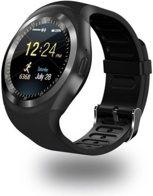 

MOBILE FIT Compatible Y1(BLACK) Bluetooth Smart Watch - Sim Smart Watch with 2.0MP Camera and Micro Sim card support for men and women for IOS, Android, Iphone, Windows, Blackberry, Audio MP3 Player, Calendar, Bluetooth Dialer, Photo Gallery, Fitness Trac