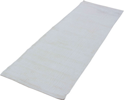 

Ryan Cotton Handwoven Anti Skid Yoga Mat White 5 mm Yoga Mat