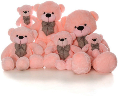 

KHATU SHYAM ENTERPRISES 4 FEET LARGE JUMBO PINK TEDDY BEAR-122.5CM - 122.5 cm(Pink)