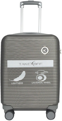 

Take Off Polycarbonate 28" Grey Hardsided Suitcase (tfsty28gray) Expandable Cabin Luggage -  inch(Grey