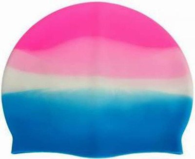 

SERVICES524X7 BEST QUALITY SILICONE Swimming Cap(Multicolor, Pack of 1)
