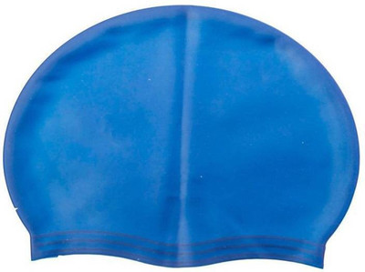 

SERVICES524X7 BEST QUALITY SILICON Swimming Cap(Blue, Pack of 1)