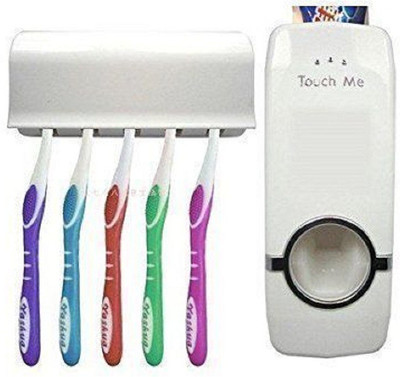 

ZeeTeck Touch Me Plastic Toothbrush Holder(White, Wall Mount)