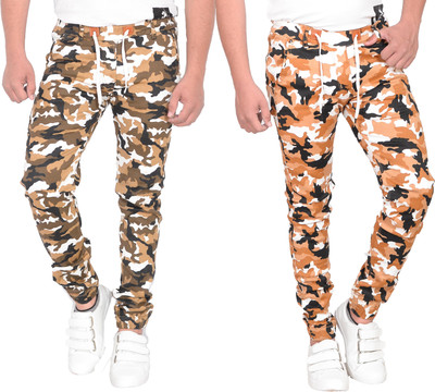 Styzon Slim Fit Men Multicolor Trousers Styzon Slim Fit Men Multicolor Trousers
