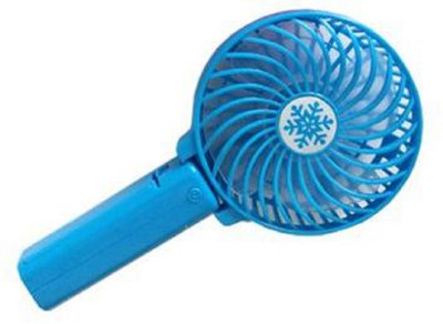

Buy Genuine MINI USB FAN Mini Storm Multi Utility Handheld/Table Fan With Inbuilt Power Bank Battery & Foldable Stand/Handle Design With LED Light USB Fan(Blue)