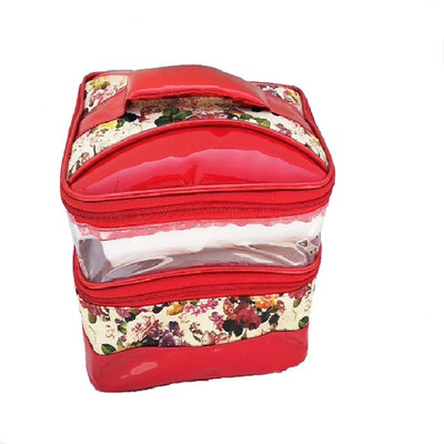 

na purse N A PURSE Make Up Kit, Vanity Kit, Cosmetic Kit,.112 2 Vanity Box(Red)