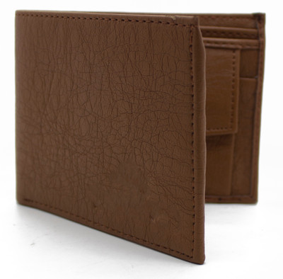 

NIetz Boys Brown Genuine Leather Wallet(4 Card Slots), Tan