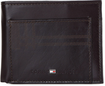 

Tommy Hilfiger Men Brown Genuine Leather Wallet(8 Card Slots), Brown-07