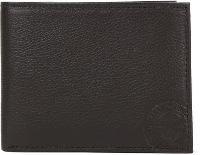 

Tommy Hilfiger Men Brown Genuine Leather Wallet(11 Card Slots)