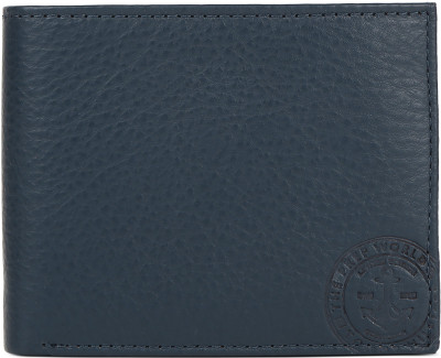 

Tommy Hilfiger Men Blue Genuine Leather Wallet(4 Card Slots), Navy