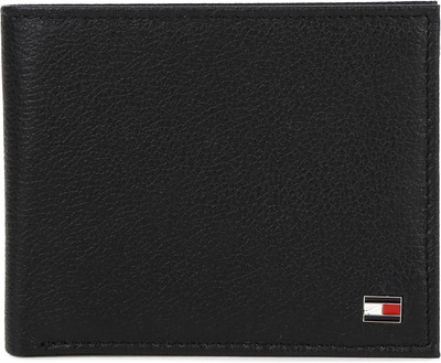 

Tommy Hilfiger Men Casual Black Genuine Leather Wallet(4 Card Slots)