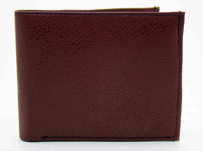 

Tony Brown Men Casual Brown Genuine Leather Wallet(10 Card Slots)