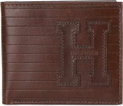 

Tommy Hilfiger Men Brown Genuine Leather Wallet(4 Card Slots)