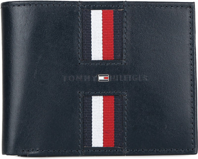 

Tommy Hilfiger Men Casual Multicolor Genuine Leather Wallet(4 Card Slots), Navy