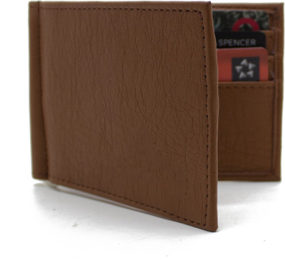 

NIetz Men Brown Genuine Leather Wallet(6 Card Slots)