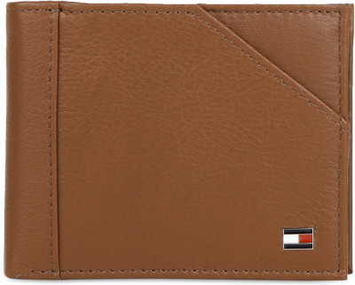 

Tommy Hilfiger Men Tan Genuine Leather Wallet(8 Card Slots)