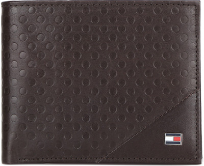 

Tommy Hilfiger Men Casual Brown Genuine Leather Wallet(4 Card Slots)