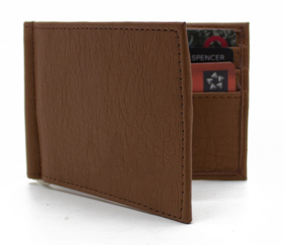 

NIetz Men Tan Genuine Leather Wallet(6 Card Slots), Brown