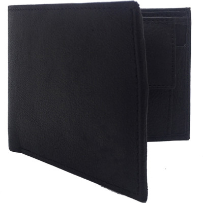 

NIetz Men Black Genuine Leather Wallet(4 Card Slots)