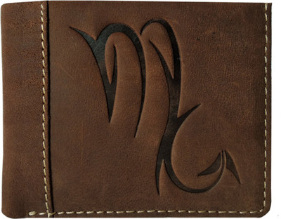

ROYAL SCOT GREY Men Brown Genuine Leather Wallet(10 Card Slots)