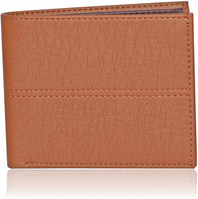 

Zeebros Men Tan Artificial Leather Wallet(3 Card Slots), Tan-brown